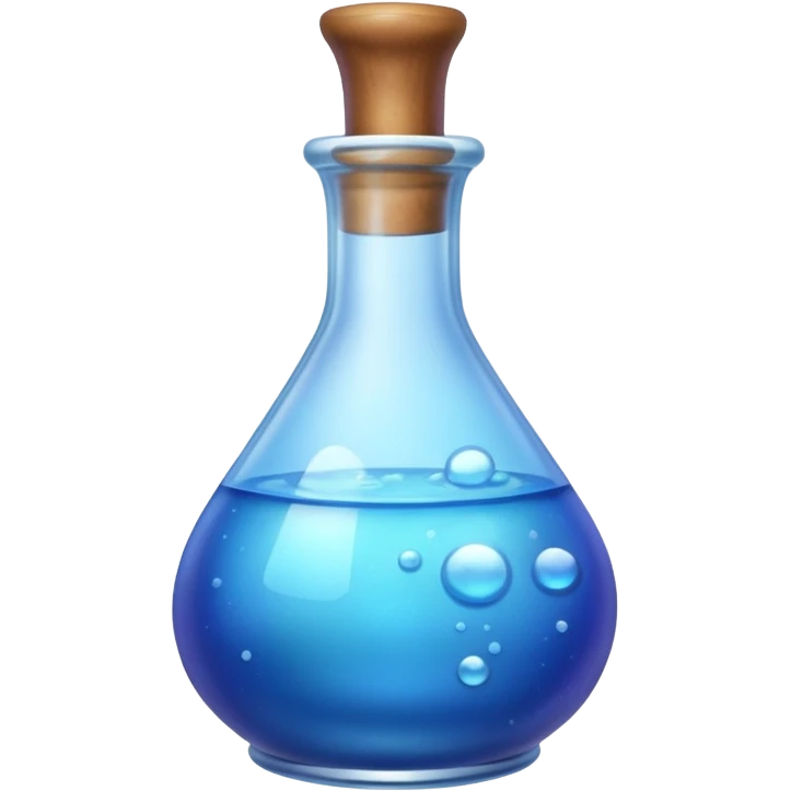 pozione blu  emoji