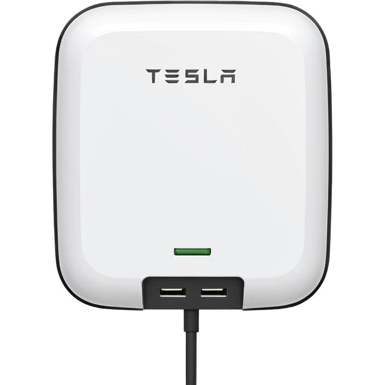 Tesla wall charger emoji