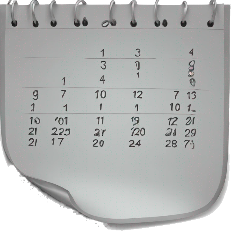 calendar emoji
