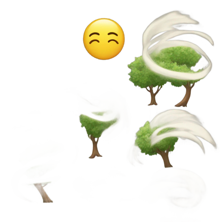 Wind emoji
