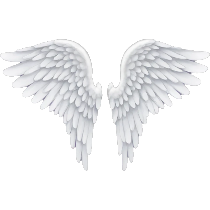 Angel wing emoji