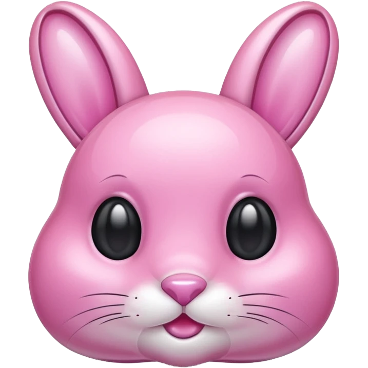 crystal bunny pink emoji