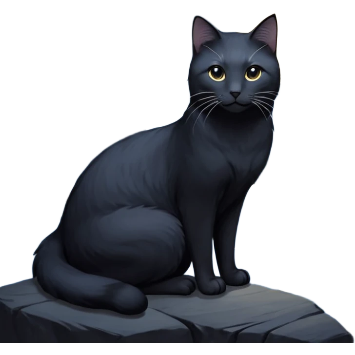 一个玩电吉他的暗夜精灵小猫 emoji