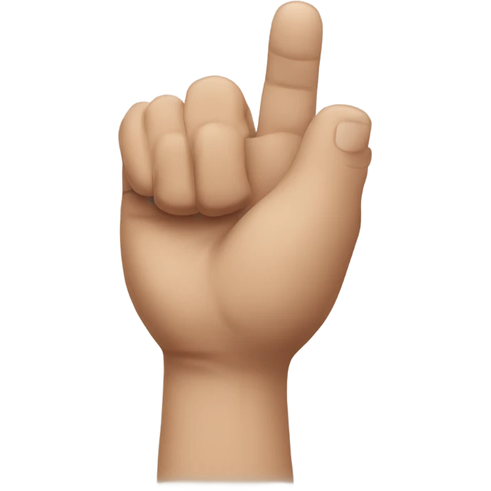 hang holding up all fingers except the thumb emoji