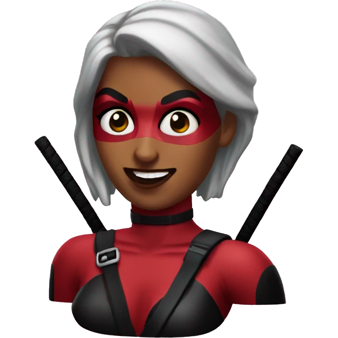 Lady deadpool emoji
