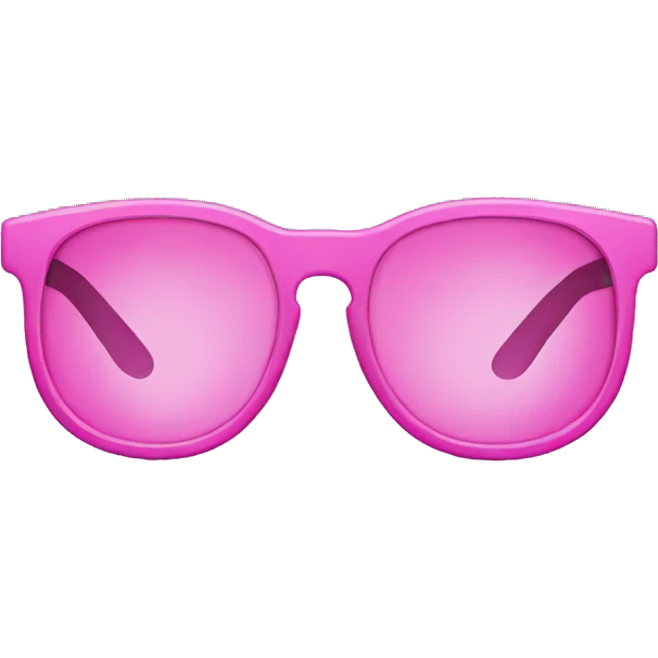 Pink glasses emoji