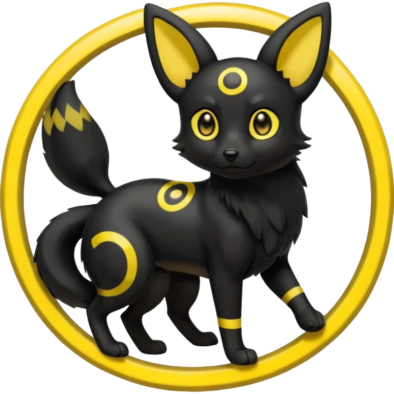 Umbreon, full body emoji