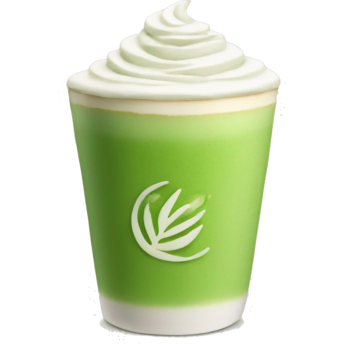 Matcha latte emoji