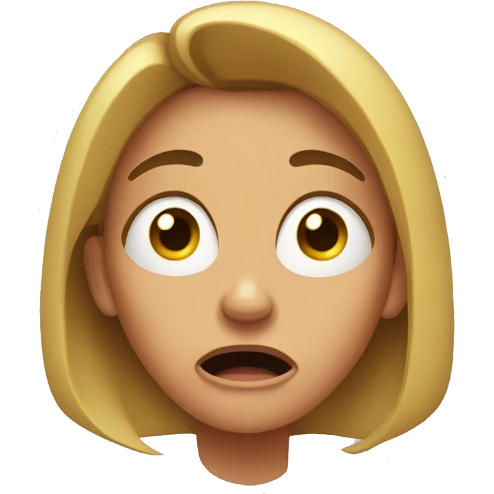 Scared mom emoji