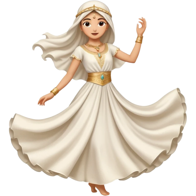 Arabic white dancer girl emoji