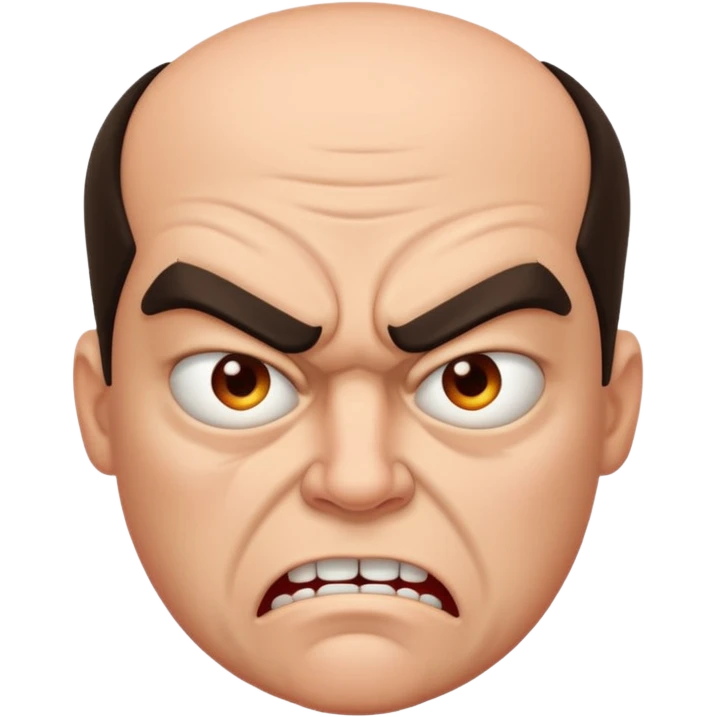 Angry triggered emoji
