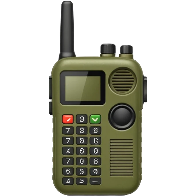 army walkie talkie emoji