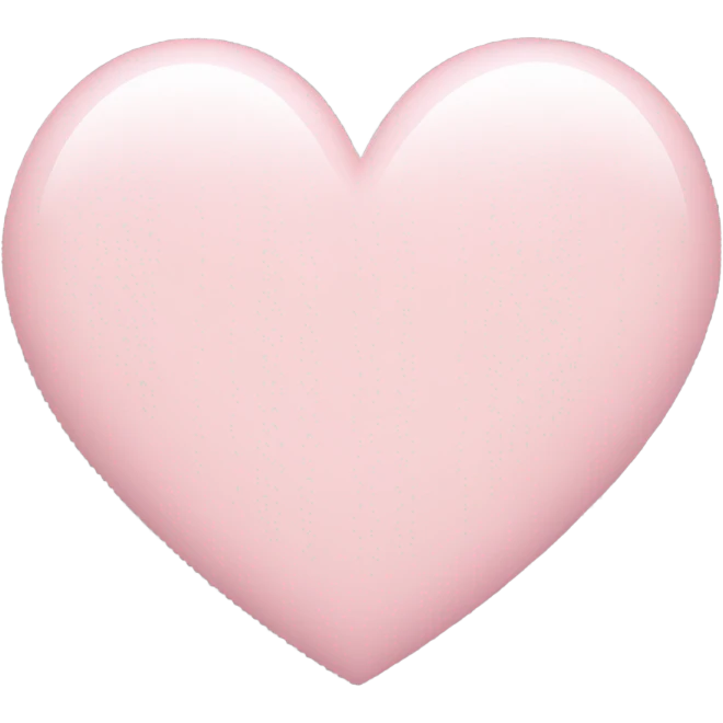 baby pink heart emoji