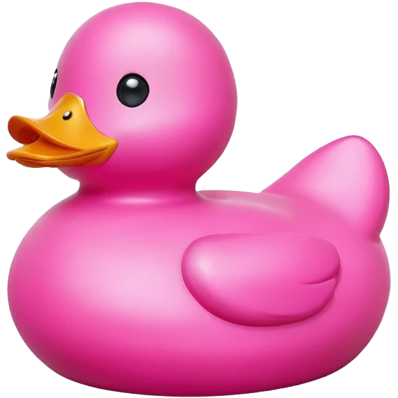 pink rubber duck emoji