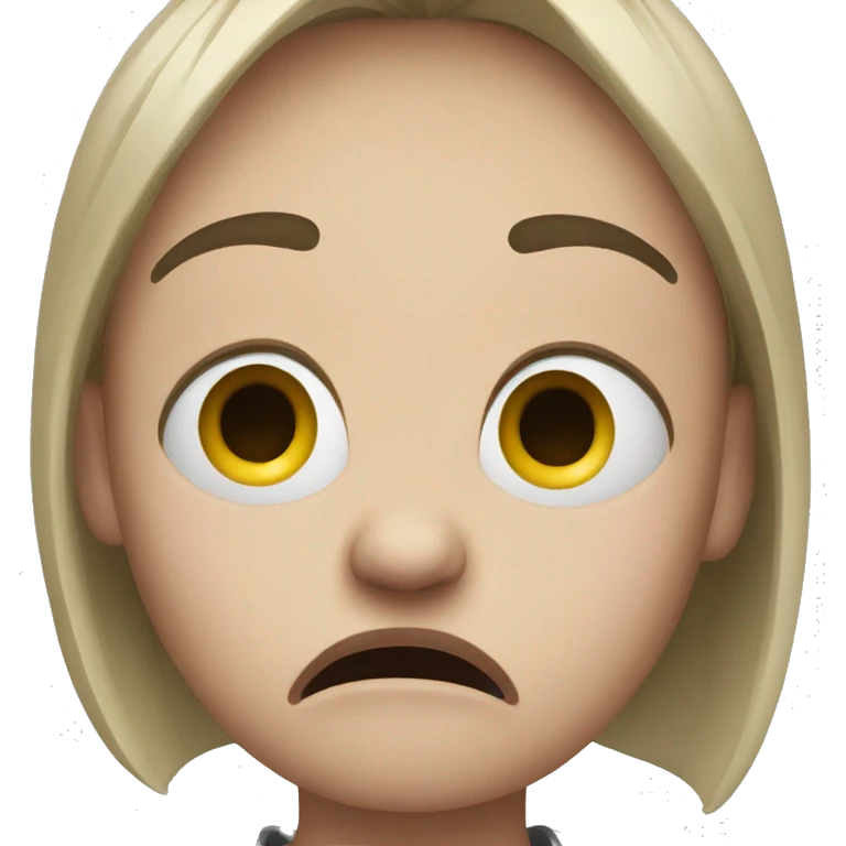 Dramatic crying emoji