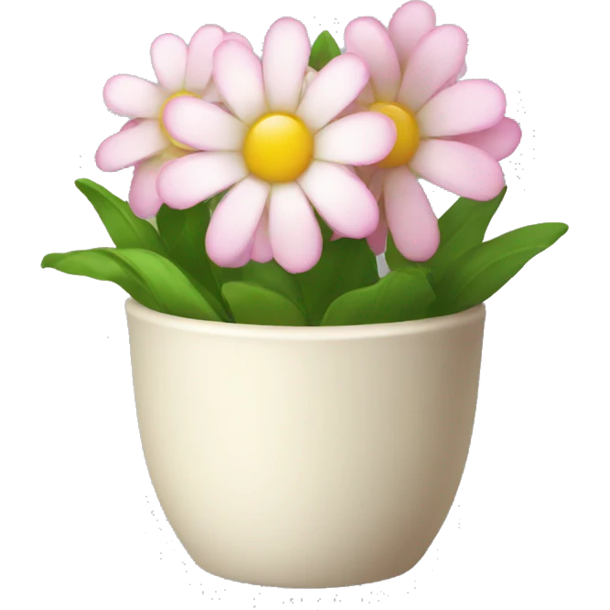 Flower cup emoji