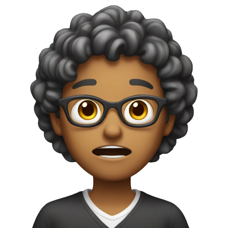 Teacher warn out emoji