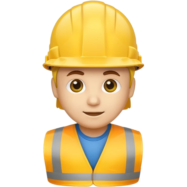 Construction hardhat emoji