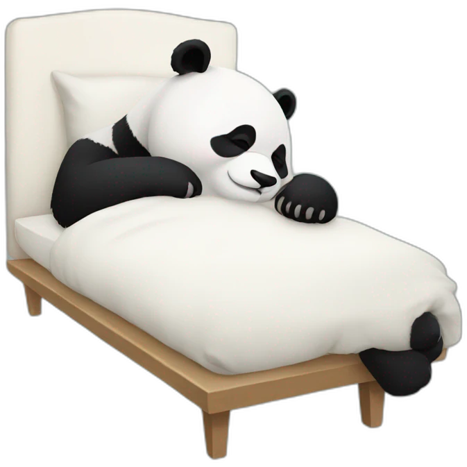 Panda sleep emoji