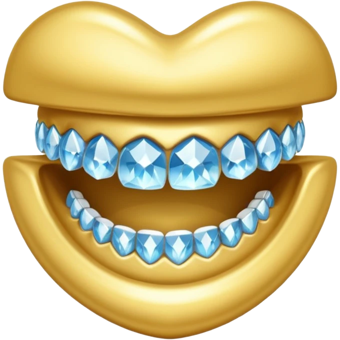 diamond grills for teeth emoji