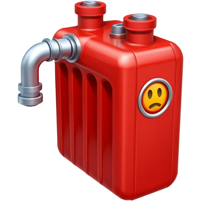 Red engine coolant emoji