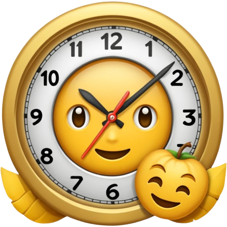 Часы emoji