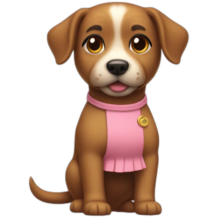 dog-in-JK-skirt emoji