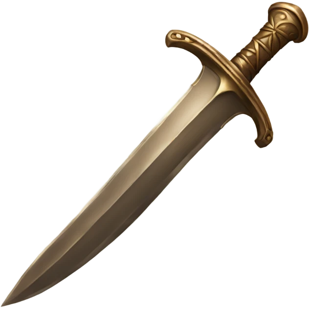 bronze dagger emoji