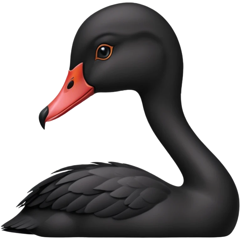 Black swan emoji