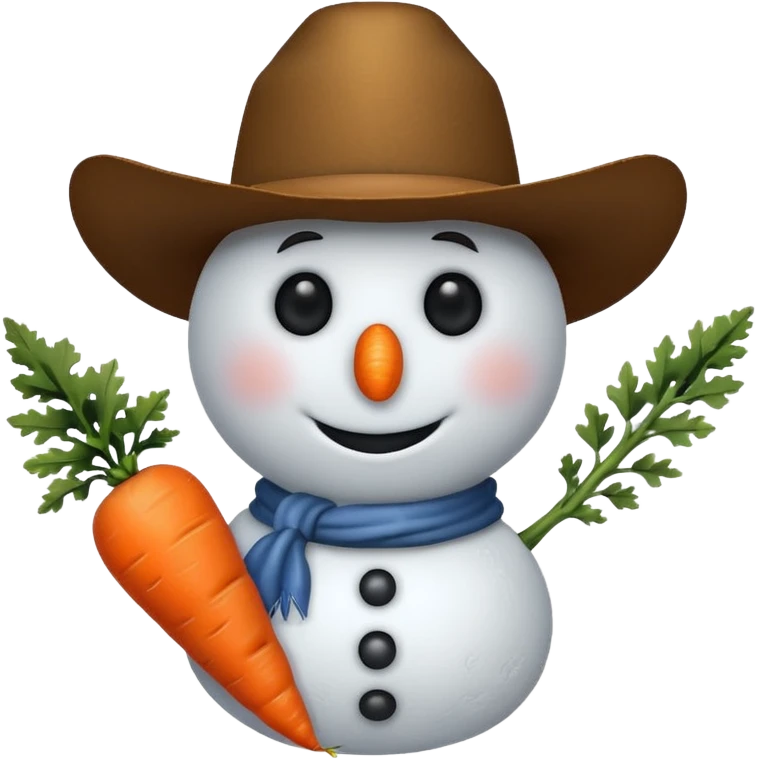 western snowman  emoji