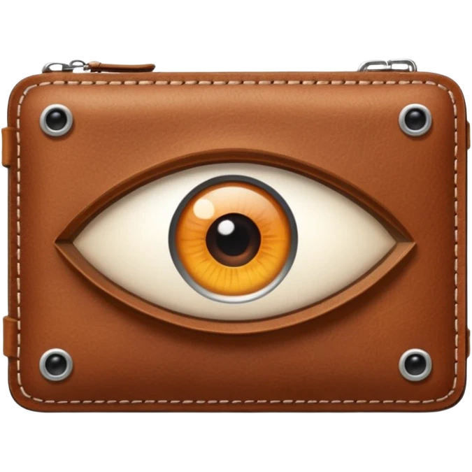 Eye in a wallet emoji