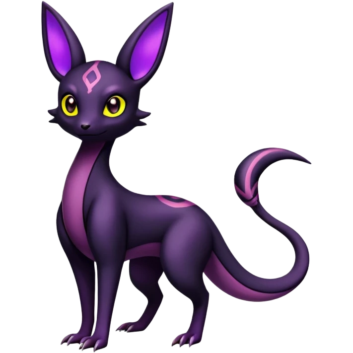Salazzle-Umbreon-Fakémon-hybrid-creature (full body)  emoji