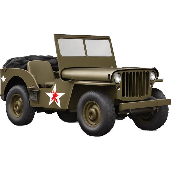  Diana Prince and Wonder woman’s 1945 Willys army jeep  emoji