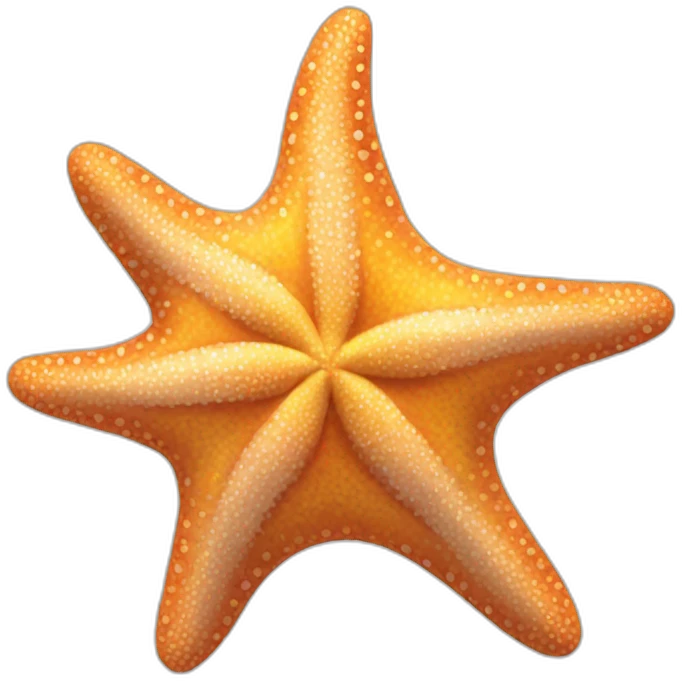 Cool starfish emoji