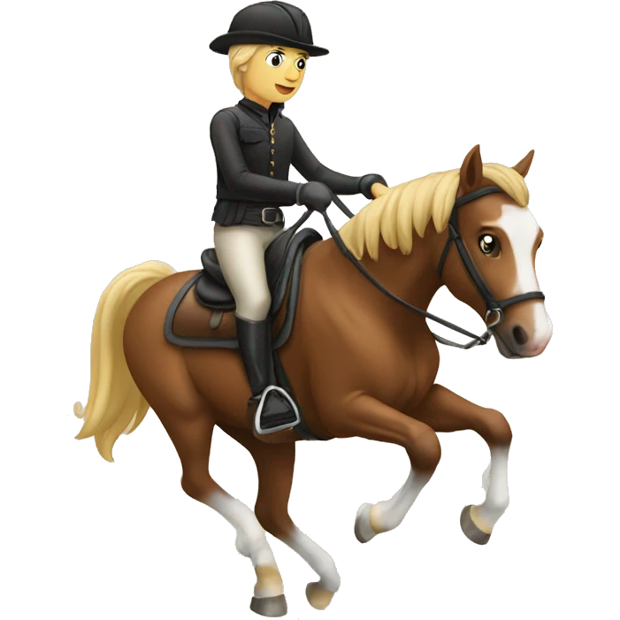 Horse riding emoji