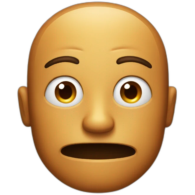 burnt face man emoji