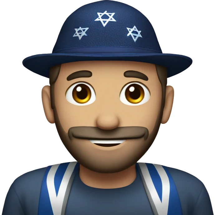 jewish person with yarmulke emoji