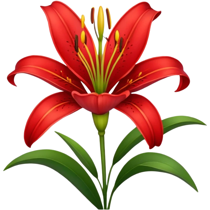 lirio vermelho emoji