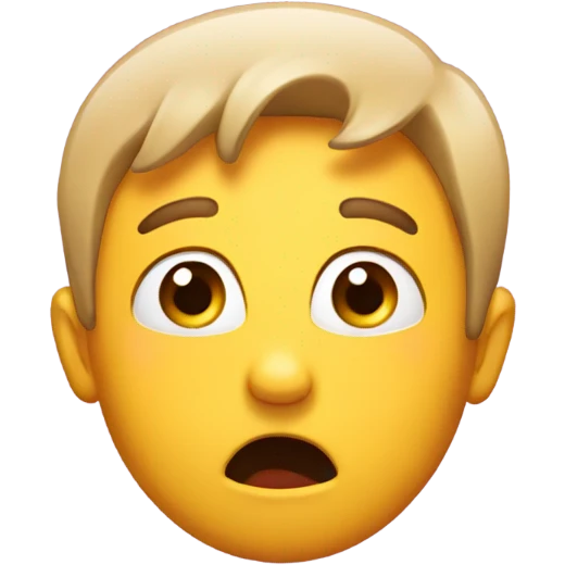 Surprised emoji face emoji