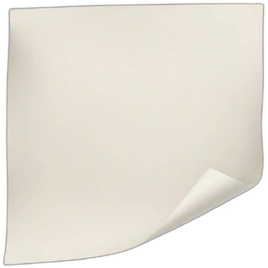 a realistic emoji of a sheet of paper with the bottom right corner folded emoji
