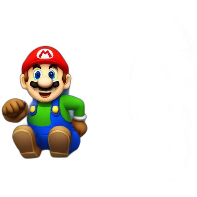 Mario in an igloo emoji