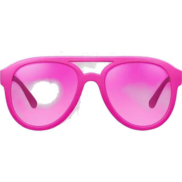 Pink sunglasses emoji