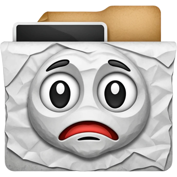 mac os mixed papers skeuomorphicink emoji