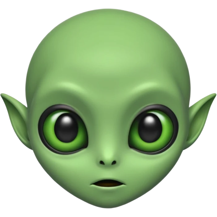 tiny alien head emoji