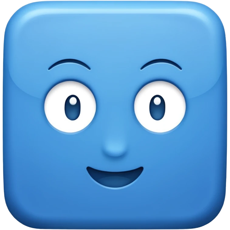 blue square emoji