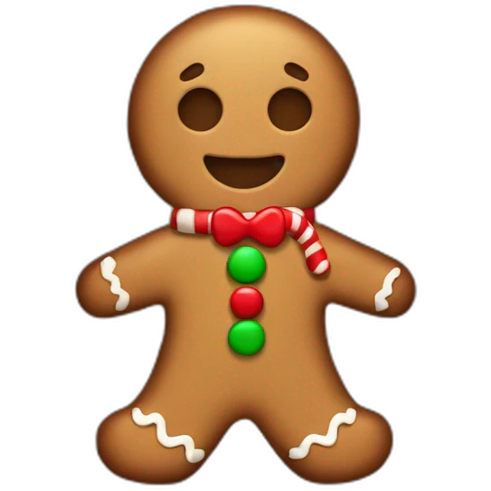 christmas-gingerbread-man-full body emoji