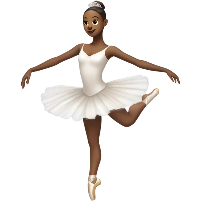 swan lake ballerina dancing emoji