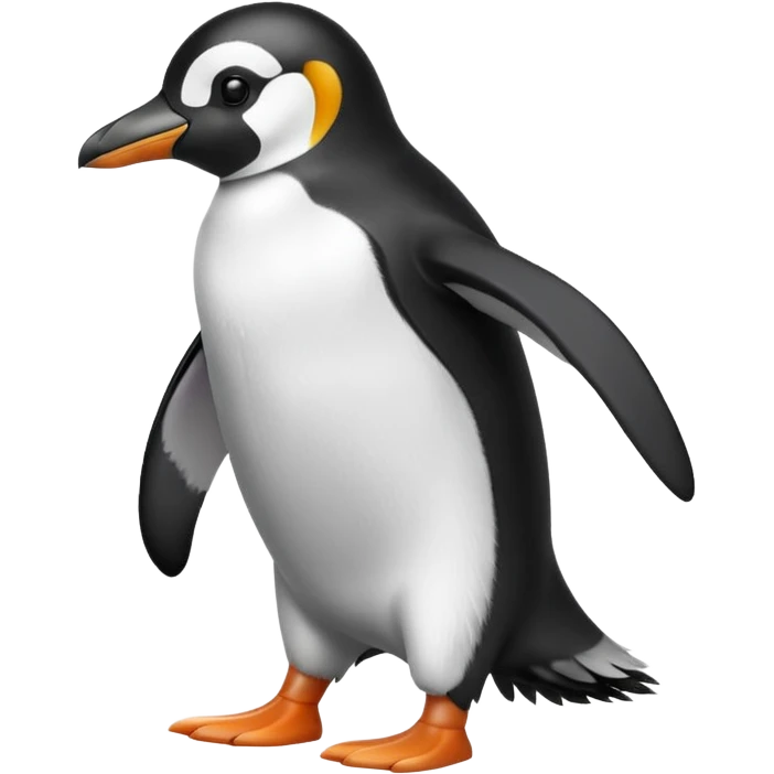 walking penguin emoji