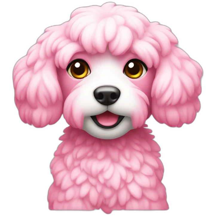 Pinker pudel emoji