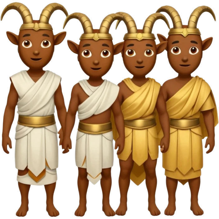 goat headed people emoji